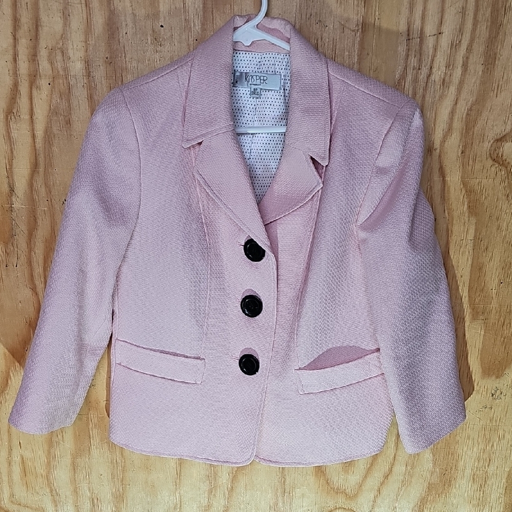 Kids Pink Blazer Jacket